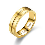 Ringe für Paare Love Ring Gold ohne Diamanten
