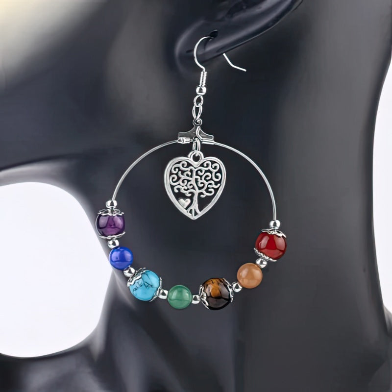 7 Chakra Earrings 
