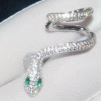 Boucle D'Oreille Serpent Pendante Plaqué or