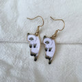 Pendientes de Gato Cute siamés