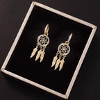 Boucles d'oreilles à pendentif attrape-rêve