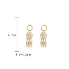 Boucles d'oreilles à pendentif attrape-rêve