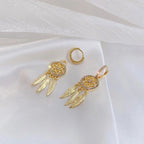 Boucles d'oreilles à pendentif attrape-rêve