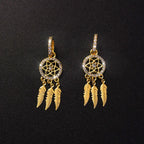 Boucles d'oreilles à pendentif attrape-rêve