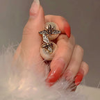 Orecchini ape e perla bianca