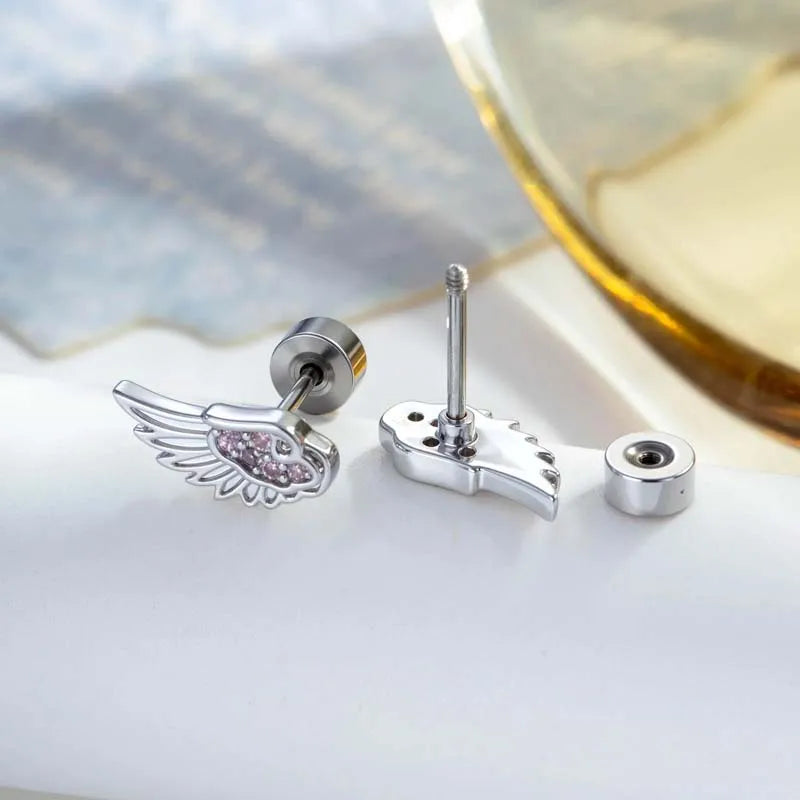 Boucles d'oreilles ailes d'ange