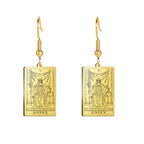 Boucles d'oreilles carte de tarot