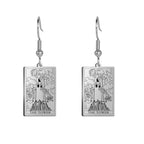 Boucles d'oreilles carte de tarot