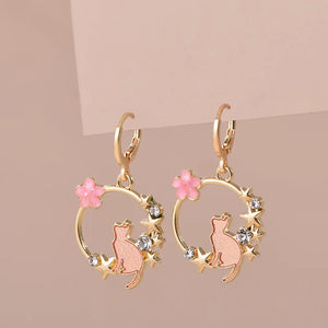 Cute Cat Earrings 