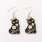 Boucles d'Oreilles Chat Mignon