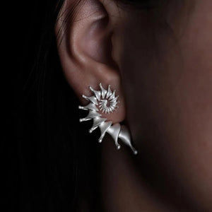 Boucles d'Oreilles Clou Design Coquillage