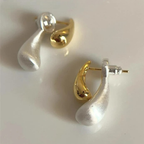 Boucles d'Oreilles Clou Goutte d'Eau