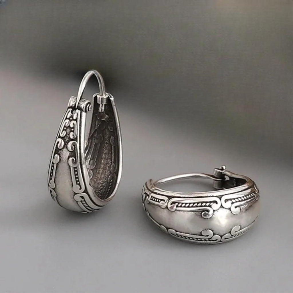 Brincos de Argola Étnicos Vintage 