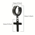 Pendientes Cruz Hombre Mujer