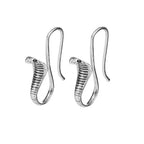 Boucles d'Oreilles Egypte Cobra argent