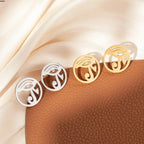 Boucles d'Oreilles Egypte Oeil Oudjat or argent