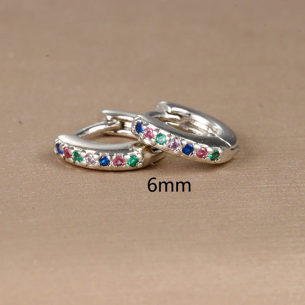 Regenbogen-Ohrringe für Damen 