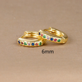 Regenbogen-Ohrringe für Damen 