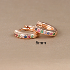 Regenbogen-Ohrringe für Damen 
