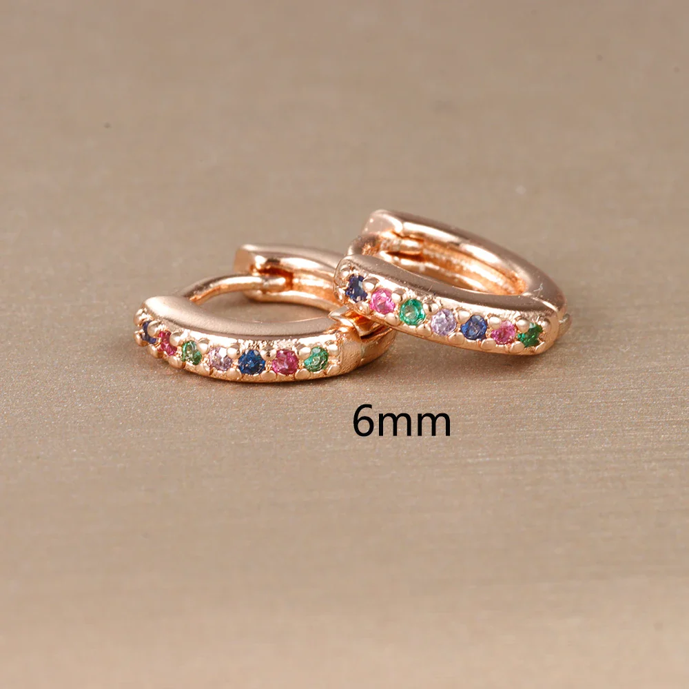 Regenbogen-Ohrringe für Damen 