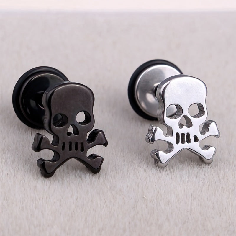 Boucles d'Oreilles Femme Tête de Mort