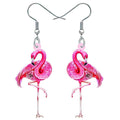 Boucles D'Oreilles Flamants Roses