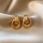 Orecchini a fiocco da donna oro