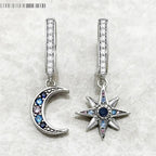 Boucles d'Oreilles Nuit Étoilée - Exception® argent