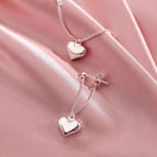 Boucles d'Oreilles Pendantes Coeur