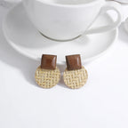 Boucles d'Oreilles Pendantes de Style Bohême Effet Naturel