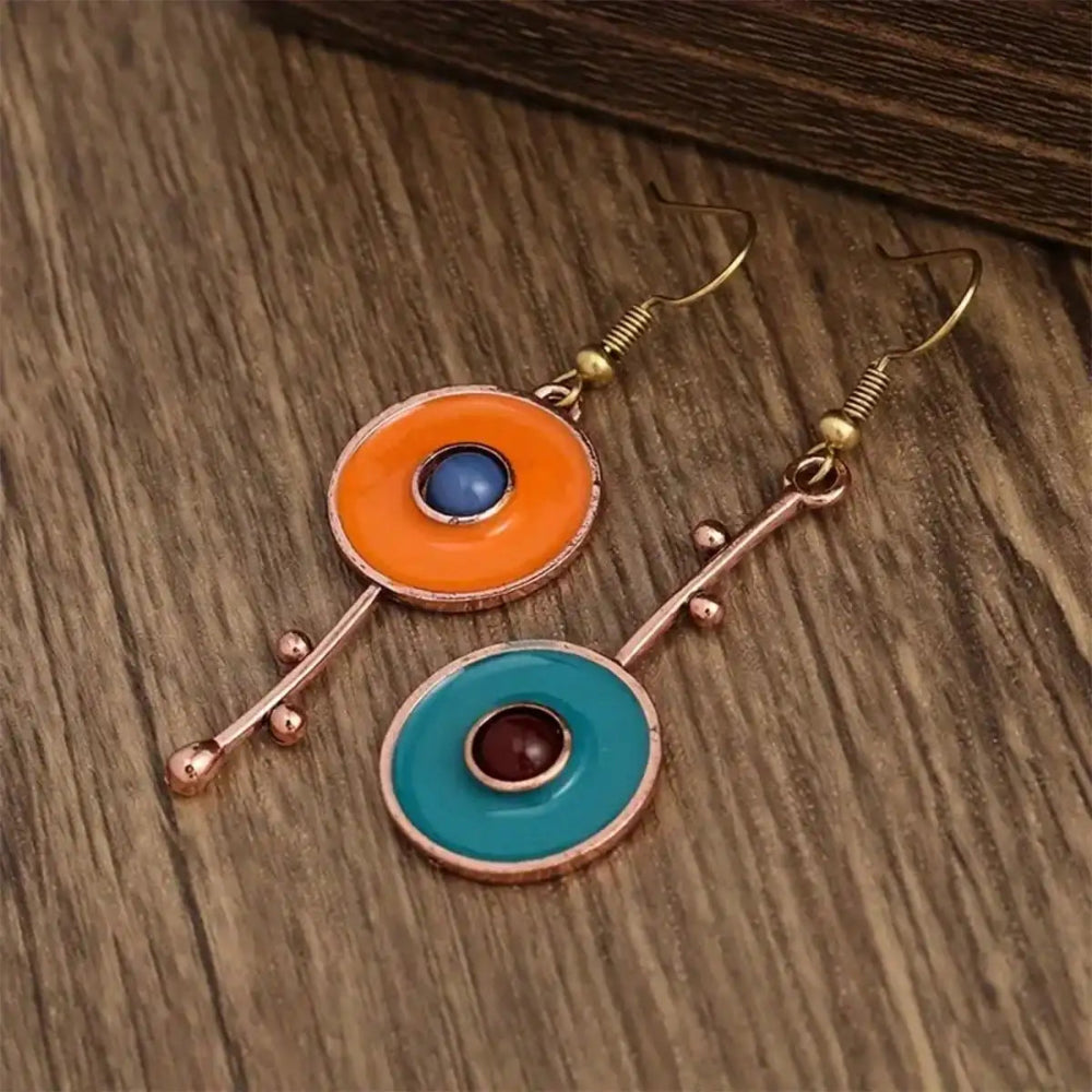 Boucles d'Oreilles Pendantes Ethniques Atypiques