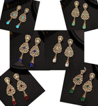 Boucles d'Oreilles Pendantes Ethniques Orientales