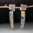 Boucles d'Oreilles Pendantes Ethniques Tribales