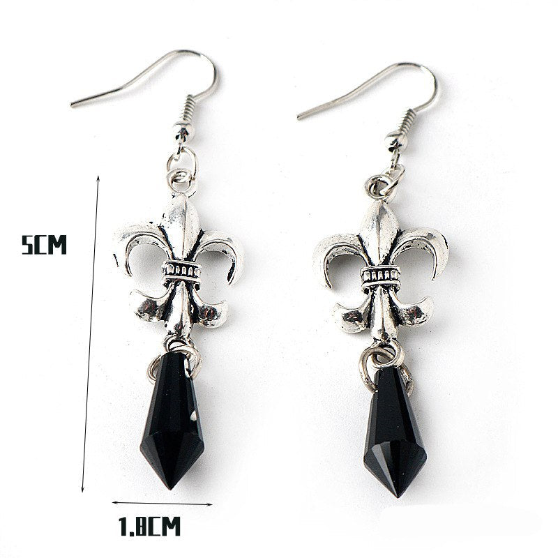 Hängende Ohrringe Fleur De Lys Damen 