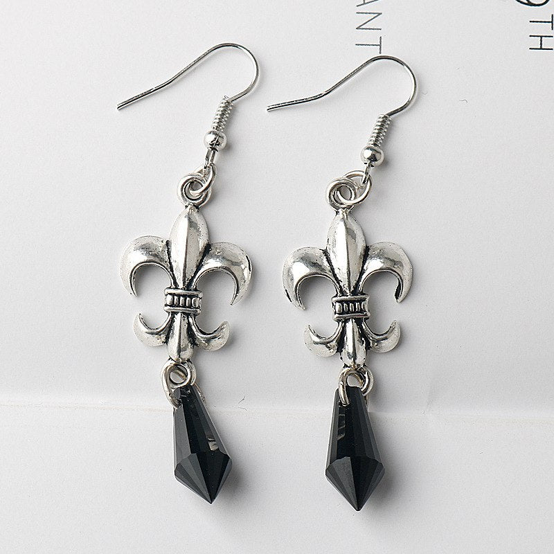 Hängende Ohrringe Fleur De Lys Damen 