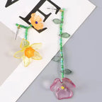 Boucles d'Oreilles Pendantes Fleur Style Bohême