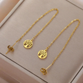 Boucles d'Oreilles Pendantes Pour Femme Arbre de Vie or