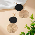 Boucles d'Oreilles Pendantes Rondes Bohême Chic