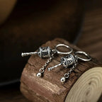 Pendientes Colgantes Rueda de Oración budista