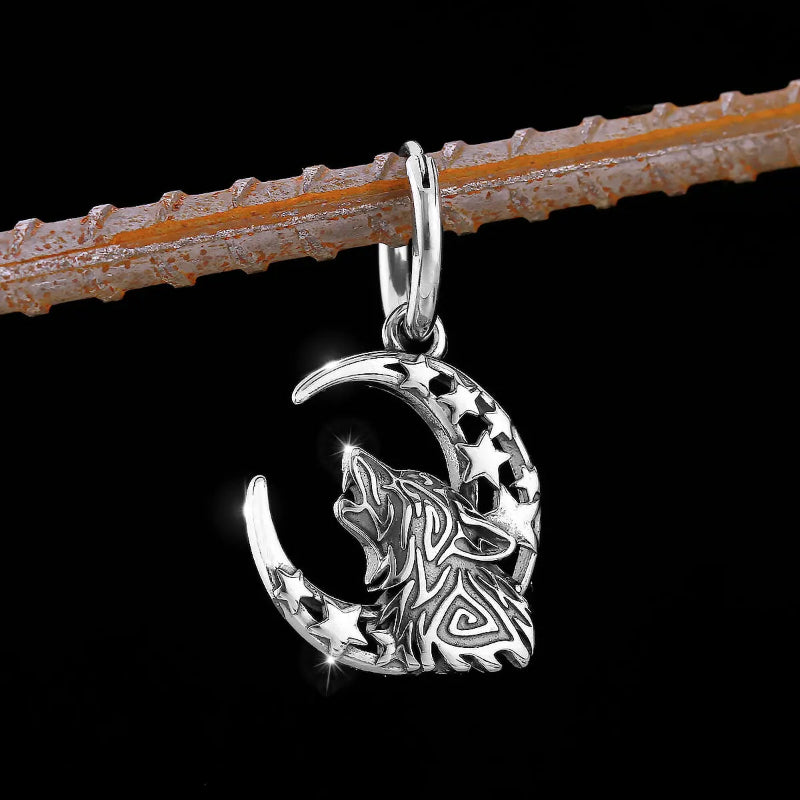 Boucles d'Oreilles Pendantes Viking Fenrir