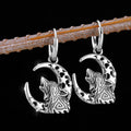 Boucles d'Oreilles Pendantes Viking Fenrir