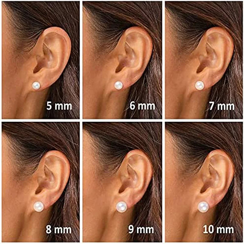 Boucles d'oreilles perle intemporel