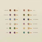 Boucles d'Oreilles Pierre de Naissance