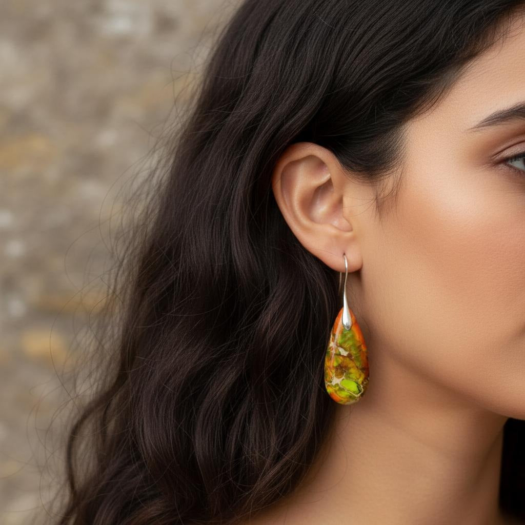 Natural Stone Earrings 