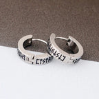 Boucles D'Oreilles Viking Créoles Homme Femme Celtique Nordique