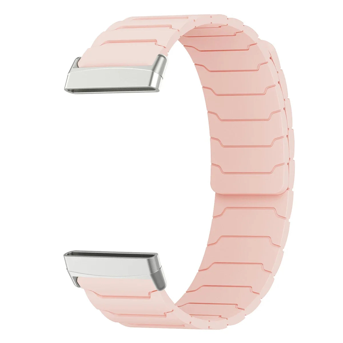 Magnetarmband für Fitbit Versa 3, Versa 4, Sense 1 und Sense 2 Uhr rosa
