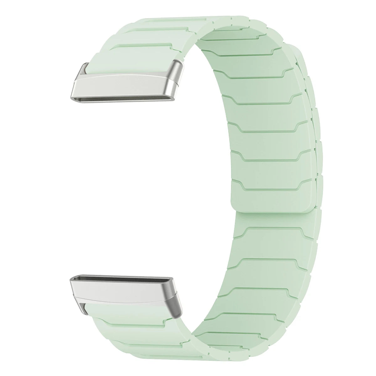 Magnetarmband für Fitbit Versa 3, Versa 4, Sense 1 und Sense 2 Uhr grün
