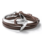 Verstellbares Armband mit Seemanker 
