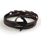 Verstellbares Armband mit Seemanker 