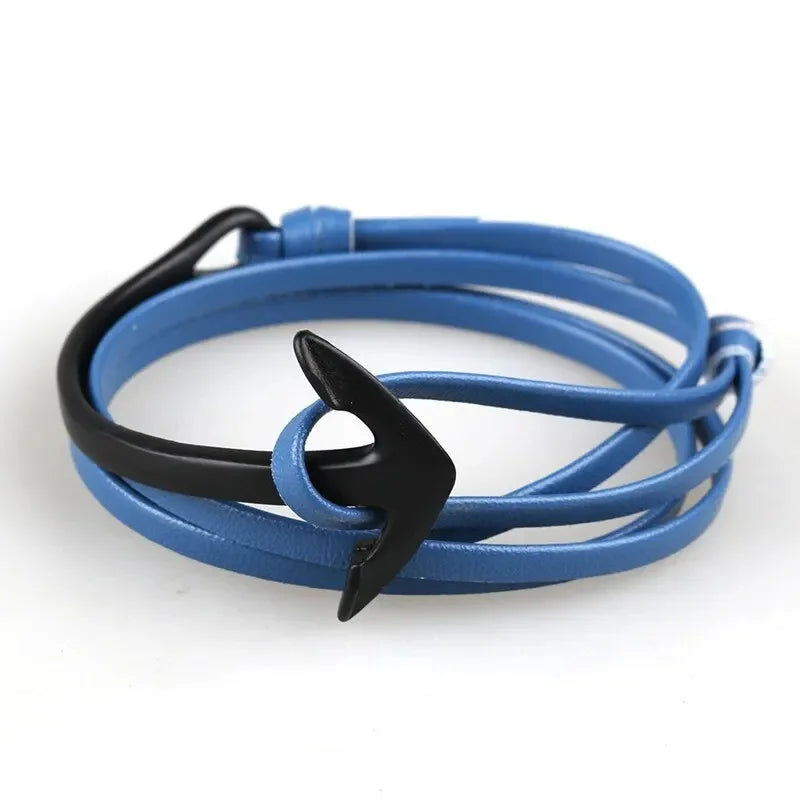 Verstellbares Armband mit Seemanker 